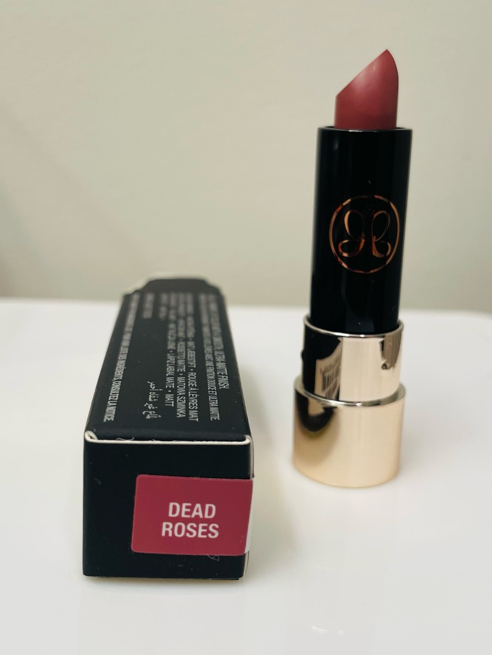 Anastasia Beverly Hills Matte Lipstick, Dead Roses, 1.3 g, 0.045 fl oz - Picture 2 of 5